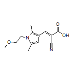 (E)-2-氰基-3-[1-(2-甲氧基乙基)-2,5-二甲基-3-吡咯基]丙烯酸
