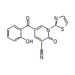 5-(2-羟基苯甲酰基)-2-氧代-1-(2-噻唑基)-1,2-二氢吡啶-3-甲腈