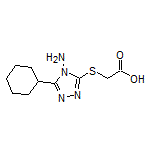 2-[(4-氨基-5-环己基-4H-1,2,4-三唑-3-基)硫基]乙酸