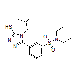 N,N-二乙基-3-(4-异丁基-5-巯基-4H-1,2,4-三唑-3-基)苯磺酰胺