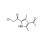 1-(4-乙酰基-3,5-二甲基-2-吡咯基)-2-氯乙酮