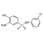 3-氨基-N-(3-氯苯基)-4-羟基苯磺酰胺