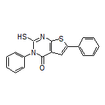 2-巯基-3,6-二苯基噻吩并[2,3-d]嘧啶-4(3H)-酮
