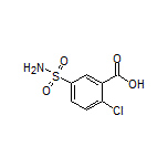 2-氯-5-氨基磺酰基苯甲酸