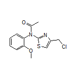 N-[4-(氯甲基)-2-噻唑基]-N-(2-甲氧基苯基)乙酰胺
