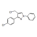 4-(氯甲基)-3-(4-氯苯基)-1-苯基吡唑