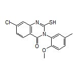 7-氯-2-巯基-3-(2-甲氧基-5-甲基苯基)喹唑啉-4(3H)-酮