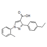 3-(4-乙基苯基)-1-(邻甲苯基)吡唑-4-甲酸