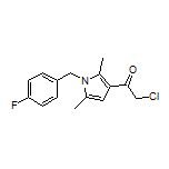 2-氯-1-[1-(4-氟苄基)-2,5-二甲基-3-吡咯基]乙酮