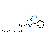 5-氨基-3-(4-丁基苯基)-1-苯基吡唑