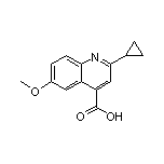 2-环丙基-6-甲氧基喹啉-4-甲酸