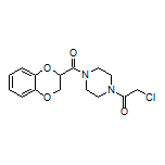 2-氯-1-[4-(2,3-二氢苯并[b][1,4]二噁英-2-羰基)-1-哌嗪基]乙酮