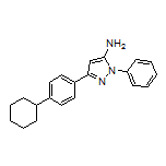 5-氨基-3-(4-环己基苯基)-1-苯基吡唑