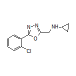 N-[[5-(2-氯苯基)-1,3,4-噁二唑-2-基]甲基]环丙胺