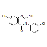 7-氯-3-(3-氯苯基)-2-巯基喹唑啉-4(3H)-酮