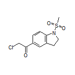 2-氯-1-[1-(甲砜基)-5-吲哚啉基]乙酮