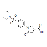 1-[4-(N,N-二乙基氨基磺酰基)苯基]-5-氧代吡咯烷-3-甲酸
