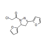 2-氯-1-[3,5-二(2-呋喃基)-4,5-二氢-1-吡唑基]乙酮