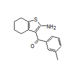 (2-氨基-4,5,6,7-四氢-3-苯并噻吩基)(间甲苯基)甲酮