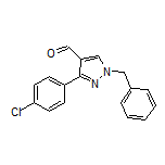 1-苄基-3-(4-氯苯基)吡唑-4-甲醛