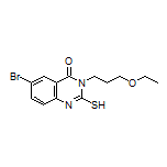 6-溴-3-(3-乙氧基丙基)-2-巯基喹唑啉-4(3H)-酮