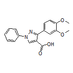 3-(3,4-二甲氧基苯基)-1-苯基吡唑-4-甲酸