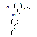 2-(2-氯乙酰基)-3-[(4-乙氧基苯基)氨基]-2-丁烯酸乙酯