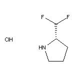 (S)-2-(二氟甲基)吡咯烷盐酸盐