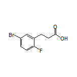 3-(5-溴-2-氟苯基)丙酸