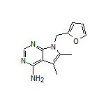 4-氨基-7-(2-呋喃基甲基)-5,6-二甲基-7H-吡咯并[2,3-d]嘧啶