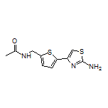 N-[[5-(2-氨基-4-噻唑基)-2-噻吩基]甲基]乙酰胺
