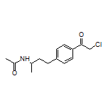 N-[4-[4-(2-氯乙酰基)苯基]-2-丁基]乙酰胺