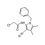 N-(1-苄基-3-氰基-4,5-二甲基-2-吡咯基)-2-氯乙酰胺