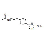 N-[3-[4-(2-氨基-4-噻唑基)苯基]丙基]乙酰胺