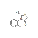 1-(2,6-二甲基苯基)-2-巯基-1H-咪唑-5(4H)-酮