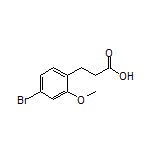 3-(4-溴-2-甲氧基苯基)丙酸