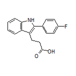 3-[2-(4-氟苯基)-3-吲哚基]丙酸