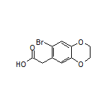7-溴-2,3-二氢苯并[b][1,4]二噁英-6-乙酸