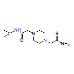 2-[4-(2-氨基-2-硫代乙基)-1-哌嗪基]-N-(叔丁基)乙酰胺