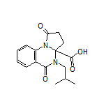 4-异丁基-1,5-二氧代-1,2,3,3a,4,5-六氢吡咯并[1,2-a]喹唑啉-3a-甲酸