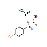 2-[3-(4-氯苯基)-5-巯基-4H-1,2,4-三唑-4-基]乙酸