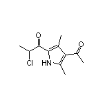 1-(4-乙酰基-3,5-二甲基-2-吡咯基)-2-氯-1-丙酮