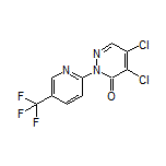 4,5-二氯-2-[5-(三氟甲基)-2-吡啶基]哒嗪-3(2H)-酮