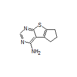 4-氨基-6,7-二氢-5H-环戊并[4,5]噻吩并[2,3-d]嘧啶