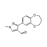 3-(3,4-二氢-2H-苯并[b][1,4]二氧杂环庚烷-7-基)-1-甲基吡唑-4-甲醛