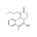 1-丁基-2-(2-甲氧基苯基)-6-氧代哌啶-3-甲酸