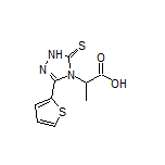 2-[3-(噻吩-2-基)-5-硫代-1H-1,2,4-三唑-4(5H)-基]丙酸