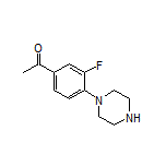 3-氟-4-(1-哌嗪基)苯乙酮
