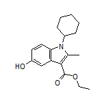 1-环己基-5-羟基-2-甲基吲哚-3-甲酸乙酯