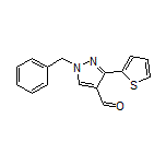 1-苄基-3-(2-噻吩基)吡唑-4-甲醛